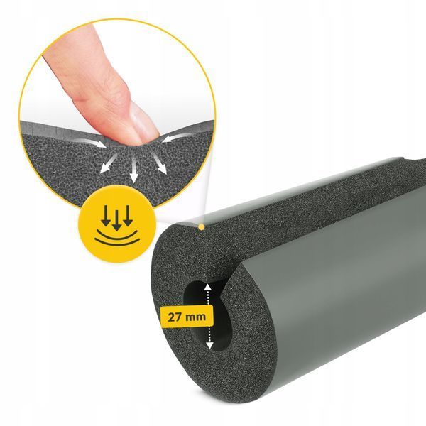 Накладка (бампер) на гриф 4FIZJO Barbell Pad Grey (P-5907739314741) 50003784 фото