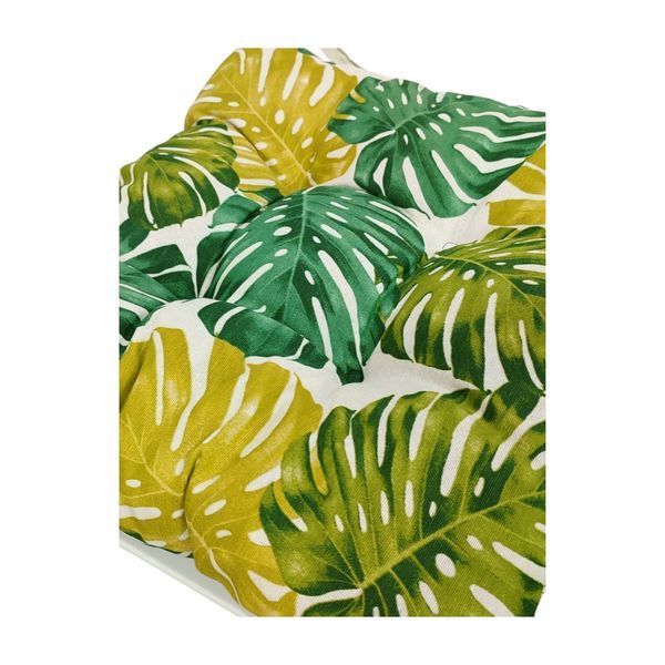 Подушка для стула eGarden FAUNA 40x40x8 холофайбер с завязками 5673 фото