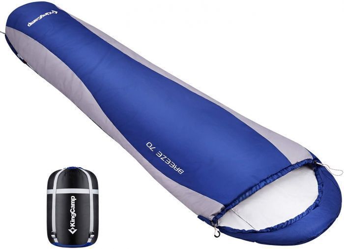 Спальний мішок KingCamp BREEZE 70(KS2020) L BLUE 15350 фото