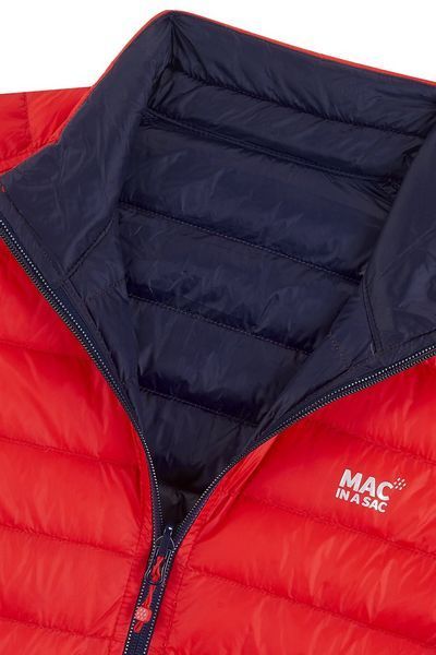 Пуховик Mac in a Sac POLAR REVERSIBLE DOWN JACKET MEN Navy/Red (M) 14261 фото