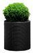 Горщик для квітів Keter 39 л. Cylinder Planter Large, сірий 894914609 фото 1