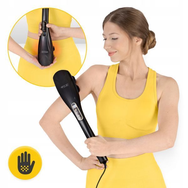 4FIZJO Long Stick 7 в 1 Черный ручной вибрационный массажер для тела (P-5907739319142) 50004773 фото