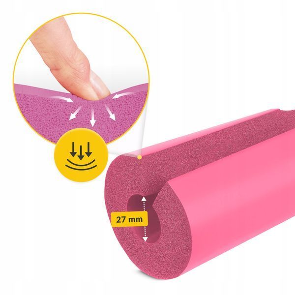 Накладка (бампер) на гриф 4FIZJO Barbell Pad Pink (P-5907739314727) 50003785 фото