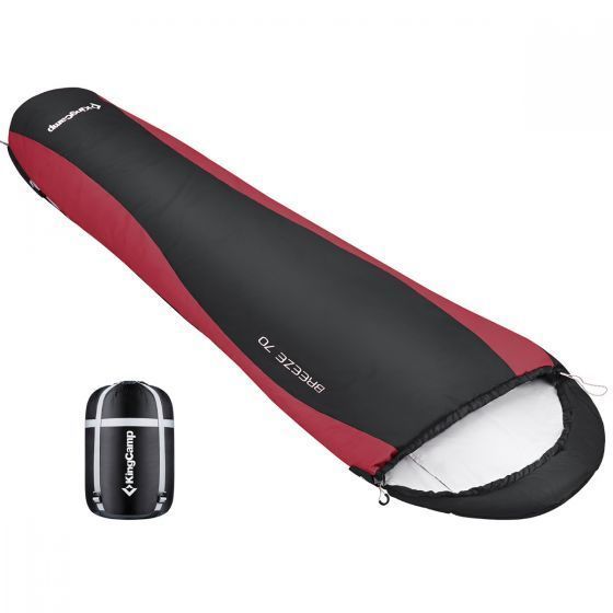 Спальний мішок KingCamp BREEZE 70(KS2020) L BLACK 15341 фото