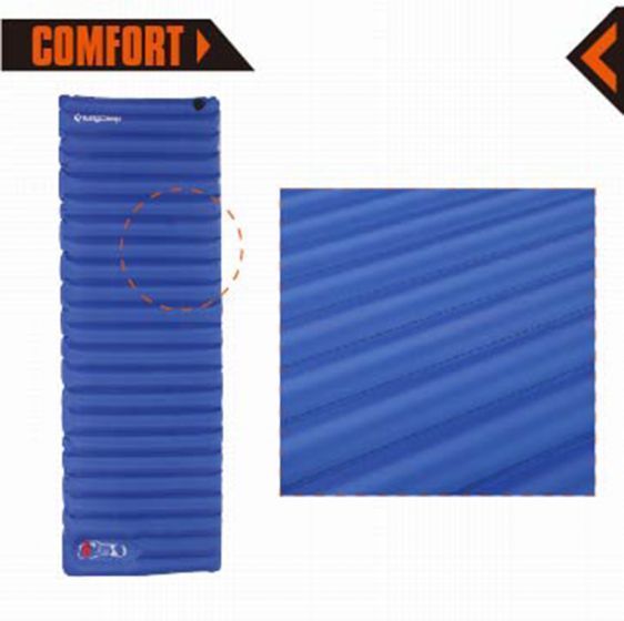 Надувной коврик KingCamp PUMP AIRBED DOUBLE(KM3589) BLUE 15640 фото