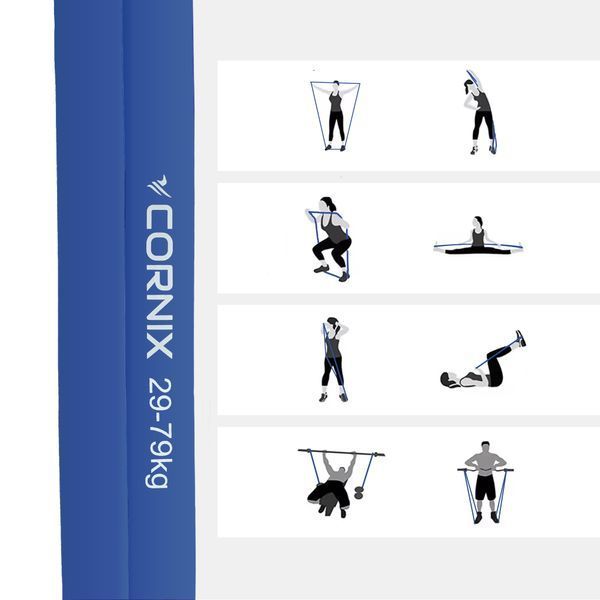 Cornix Power Band 64 мм 29-79 кг Расширительная петля (резина для фитнеса и спорта) XR-0135 50004469 фото