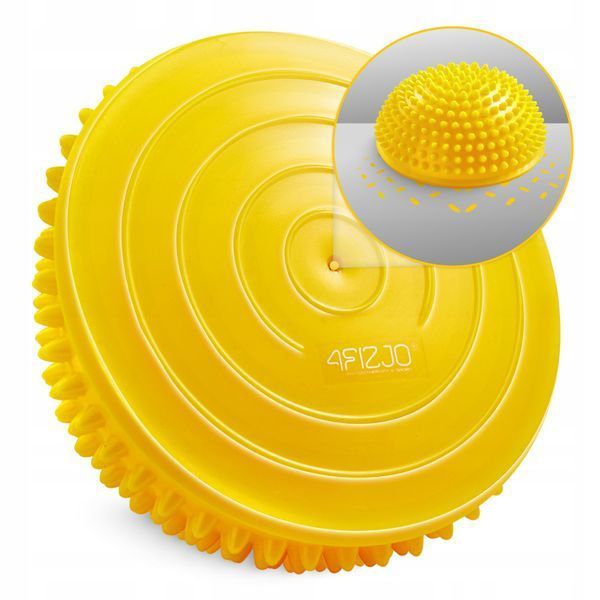 Hemisphere Massage Balancing 4FIZJO Балансировочная подушка 16 см 2 шт Массажер для ног, Массажер для ног желтый (P-5907739310460) 50002025 фото