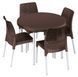 Комплект садових меблів Keter Jersey set, коричневий 894913090 фото