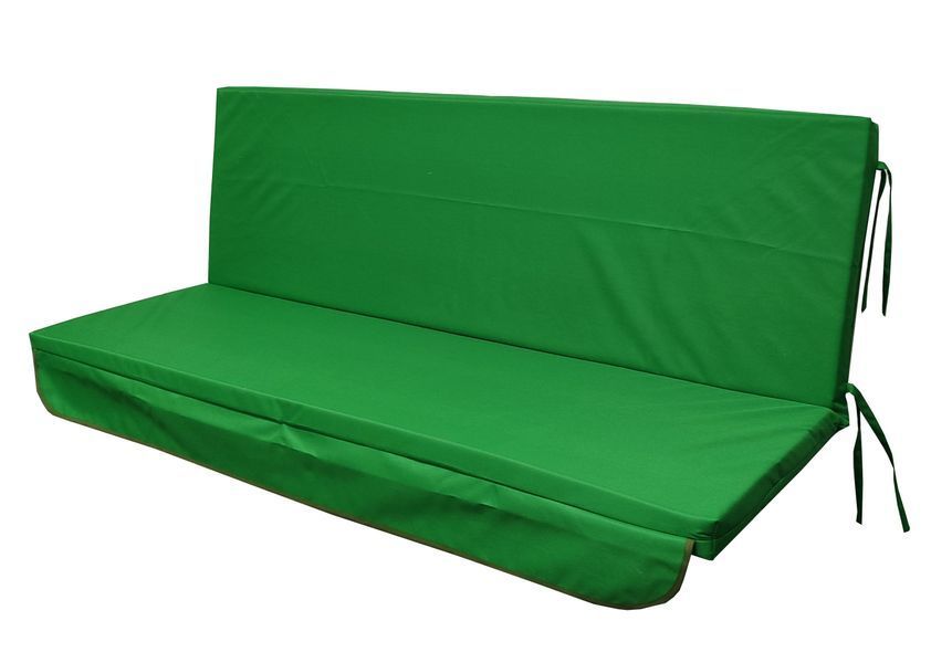 Матрац для гойдалки водовідштовхуючий eGarden BOX 170x110x6 зелений 5690 фото