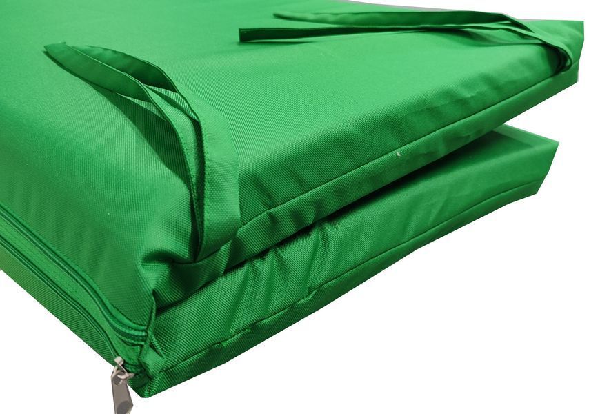 Матрац для гойдалки водовідштовхуючий eGarden BOX 170x110x6 зелений 5690 фото