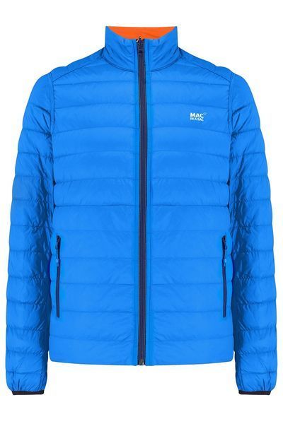 Пуховик Mac in a Sac POLAR REVERSIBLE DOWN JACKET MEN Blue/Lime (L) 9027 фото