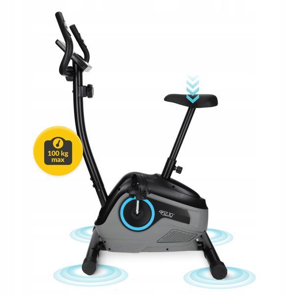 Велотренажер магнитный 4FIZJO Active+ Черный/Синий (P-5905973401609) 50005011 фото