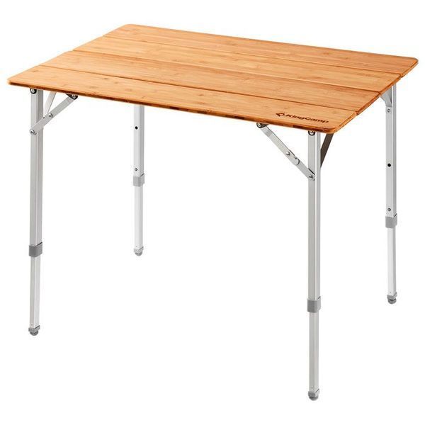 Складаний стіл KingCamp 4-Folding Bamboo Table L(KC2006) bamboo 14382 фото