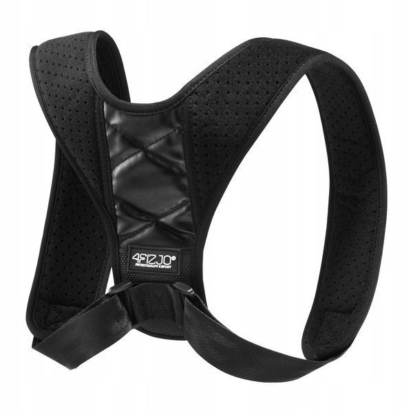 Коректор постави 4FIZJO для підтримки спини, універсальний Black (P-5907739318107) 50004687 фото