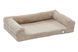 Лежак для собак eGarden Comfort Box, кордовий велюр 50х75 бежевий 6036 фото