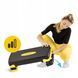 Степ-платформа 3-ступінчаста 4FIZJO 69 х 28 х 10-15-20 см Black/Yellow (P-5907739311436) 50002229 фото 1