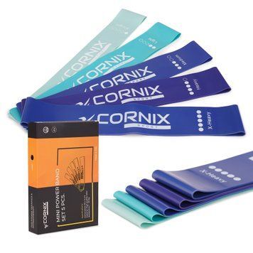 Cornix Mini Power Band Набор фитнес-бандажей 5шт 1-20кг XR-0047 50003838 фото