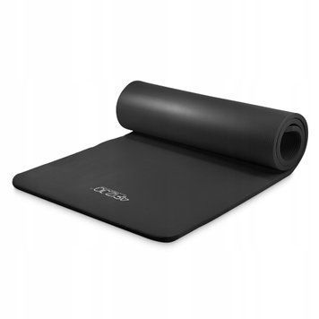 Килимок (мат) спортивний 4FIZJO NBR 180 x 60 x 1.5 см для йоги та фітнесу Black (P-5907222931592) 50002230 фото