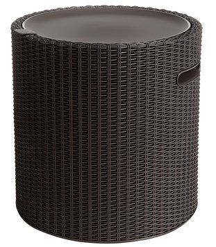 Стол-сундук садовый пластиковый KETER COOL STOOL, коричневый 897959571 фото