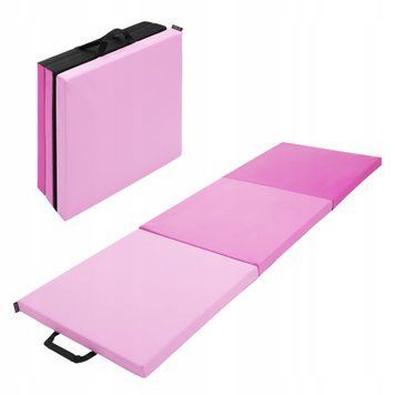 Мат гімнастичний складний 4FIZJO 180 x 60 x 5 см Pink/Light Pink (P-5907739319678) 50004780 фото
