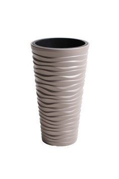 Горшок с кашпо для растений PROSPERPLAST SAND SLIM - бежевый, 18/45 л 897959700 фото