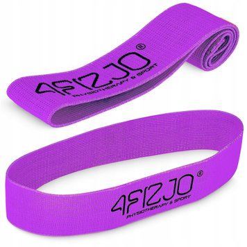 Резинка для фітнесу та спорту із тканини 4FIZJO Flex Band 16-22 кг Violet (P-5907739311696) 50002233 фото