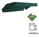 Тент (дах) для гойдалки eGarden 120х200 Sunsol Teflon темно-зелений 5719 фото