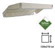 Тент (дах) для гойдалки eGarden 120х210 Sunsol Teflon бежевий 5720 фото