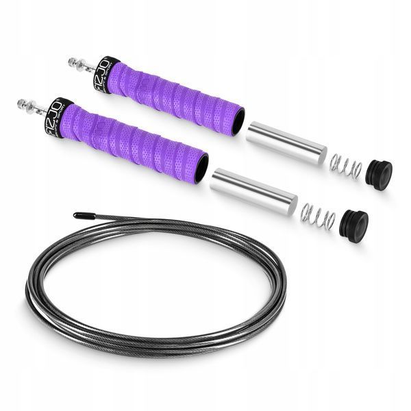 Скакалка швидкісна для кросфіту 4FIZJO Speed Rope PRO+ Violet (P-5907739313188) 50003105 фото