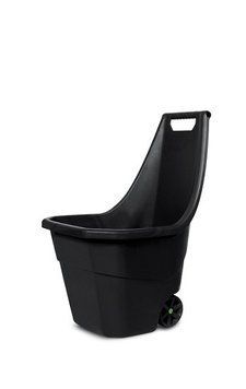 Садовая пластиковая тележка Prosperplast LOAD & GO, 55 л - черная 1428258878 фото