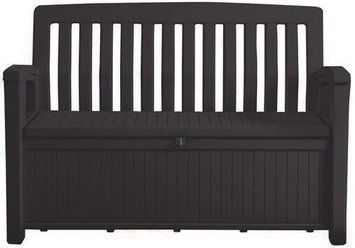 Лавка садова зі вбудованим ящиком для зберігання Keter Patio Bench 227 л 897959747 фото