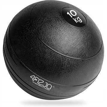 Слембол (медичний м'яч) для кросфіту 4FIZJO Slam Ball 10 кг Black (P-5907739315441) 50005281 фото