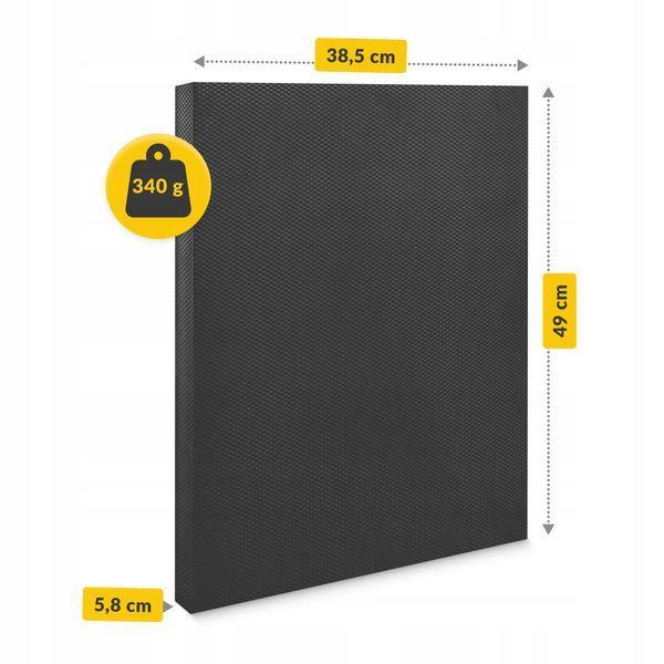 4FIZJO Балансировочный Накладка 49 x 38,5 x 5,8 см Черный (P-5907739318657) 50005016 фото