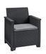 Комплект садових меблів Keter Emma balcony set, стіл-скриня, сірий 1425821475 фото 6