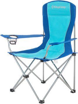 Стілець KingCamp Arms Chairin Steel(KC3818) Blue 11258 фото