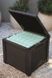 Стол-сундук PROSPERPLAST CUBE RATTAN 208 л, коричневый 1425829054 фото 3