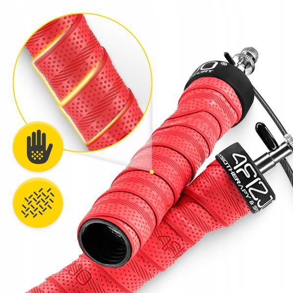 Скакалка швидкісна для кросфіту 4FIZJO Speed Rope PRO+ Red (P-5907739313171) 50003107 фото