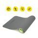 Килимок спортивний Cornix TPE 183 x 61 x 0.6 см для йоги та фітнесу XR-0002 Black/Green 50003793 фото 7