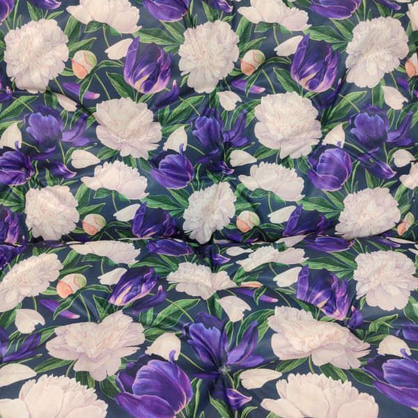 Матрас для качелей водоотталкивающий eGarden PEONIES 170x110x8 стеганый 5303 фото