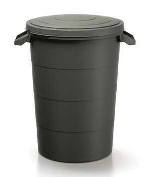 Бак для мусора Prosperplast Smooth 80 л, черный 2140961562 фото