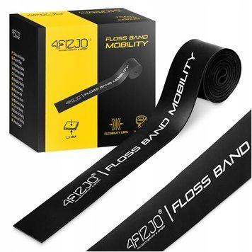 Стрічка компресійна для флосингу 4FIZJO Floss Band 207 x 5 x 0.15 см Black (P-5907222931882) 50004700 фото