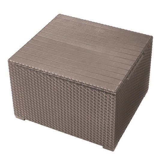 Комплект садових меблів Keter Emma balcony set, стіл-скриня, бежевий 1231621225 фото