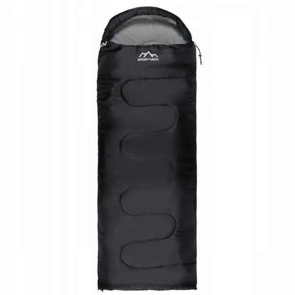 Спальний мішок (спальник) ковдра SportVida SV-CC0062 +2 ...+21&deg;C R Black/Grey 50002736 фото