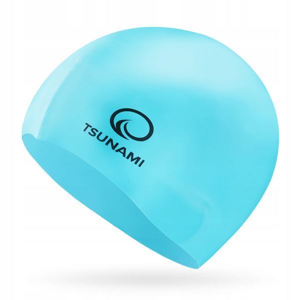 Шапочка для плавання TSUNAMI Kids дитяча Sky Blue (P-5905973401807) 50005132 фото