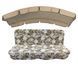 Комплект подушек к качелям eGarden CLAIR GRIS 180x110x6 бежевый тент 120х210 5635 фото