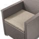 Комплект садових меблів Keter Emma balcony set, стіл-скриня, бежевий 1231621225 фото 6