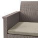 Комплект садових меблів Keter Emma balcony set, стіл-скриня, бежевий 1231621225 фото 7