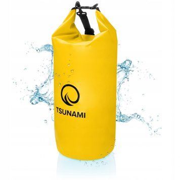 Гермомішок TSUNAMI Dry Pack 30 л водозахисний Yellow (P-5907739314086) 50004409 фото