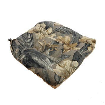 Подушка трапеція 42х42x8 см лонета Versalles flor gris стьобана 30003738 фото