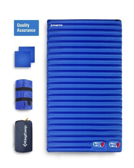Надувной коврик KingCamp PUMP AIRBED SINGLE(KM3588) BLUE 15633 фото